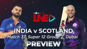India vs Scotland MPL Fantasy Team Predictions, Match Timings, Venue, Pitch Report